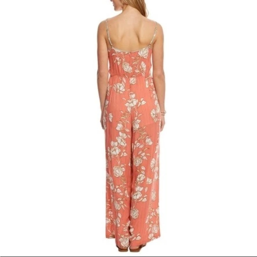 MINKPINK from Revolve Lovina Pink Floral Jumpsuit XS - Picture 2 of 14